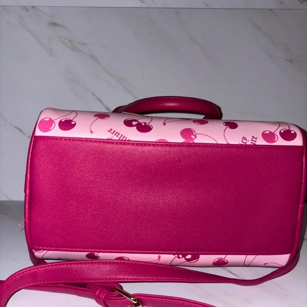 JUICY COUTURE CHERRY ON TOP SATCHEL -Pink - Picture 9 of 9